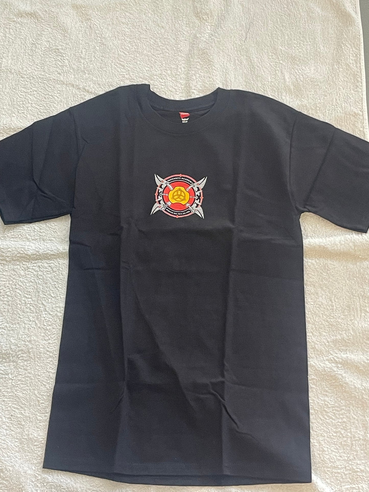 Inosanto T-Shirt Red and Gold Shield Logo
