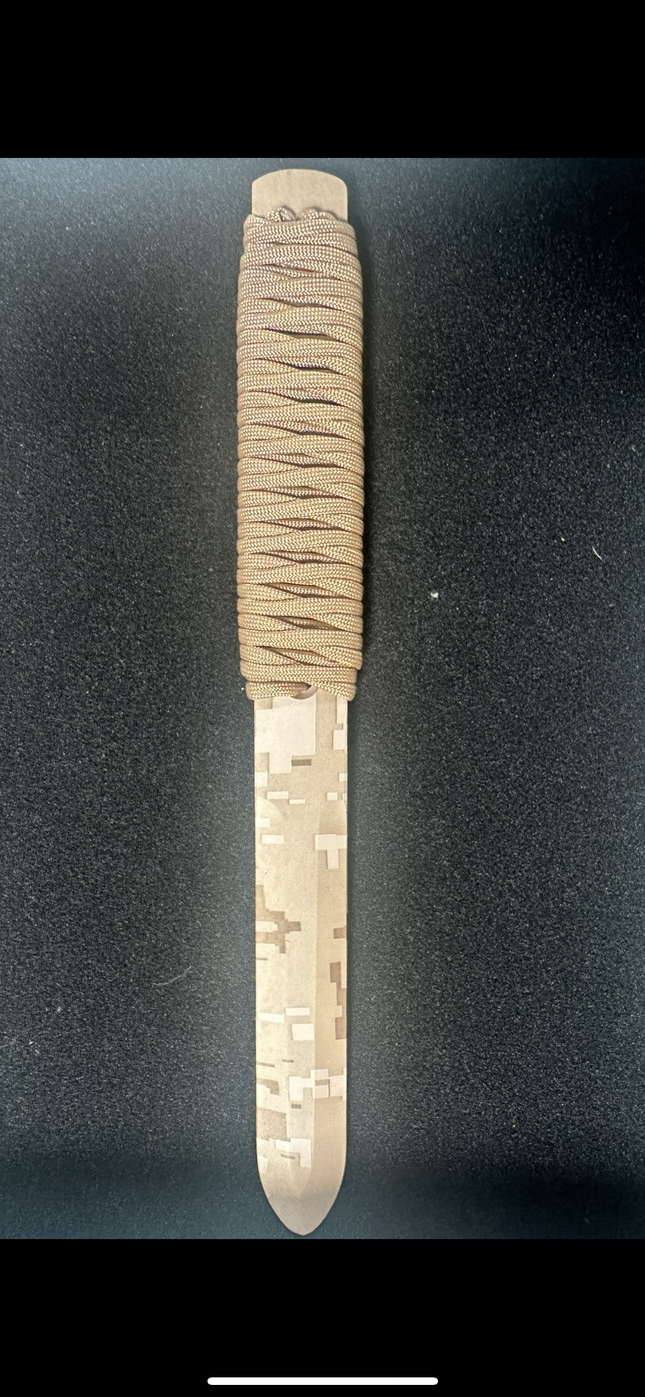 Dipped Aluminium Training Dagger - No. 4 Large